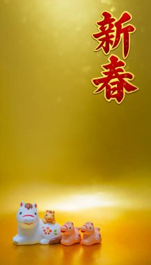 Atın Yeni Yılı ve Yılı için aile süslemeleri