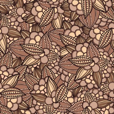 Yaprak ve meyve kakao çekirdekleri