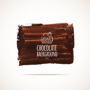 Renkli nokta? hocolate arka plan.
