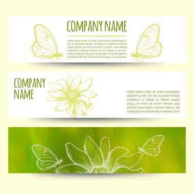 Yatay başlık sayfaları kümesi