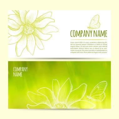 Yatay başlık sayfaları kümesi