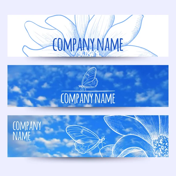 Yatay başlık sayfaları kümesi