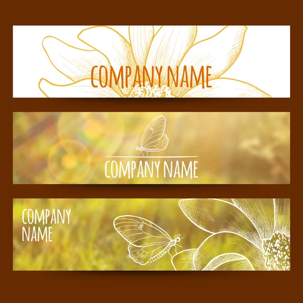 Yatay başlık sayfaları kümesi