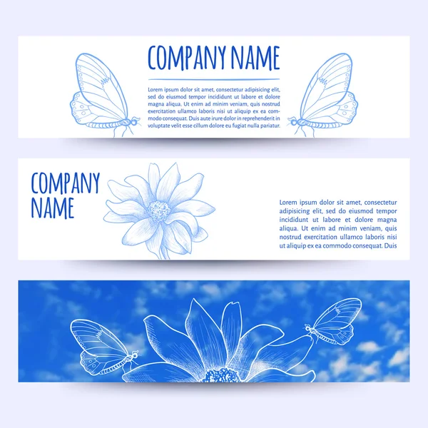 Yatay başlık sayfaları kümesi