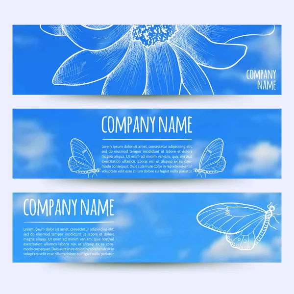 Yatay başlık sayfaları kümesi