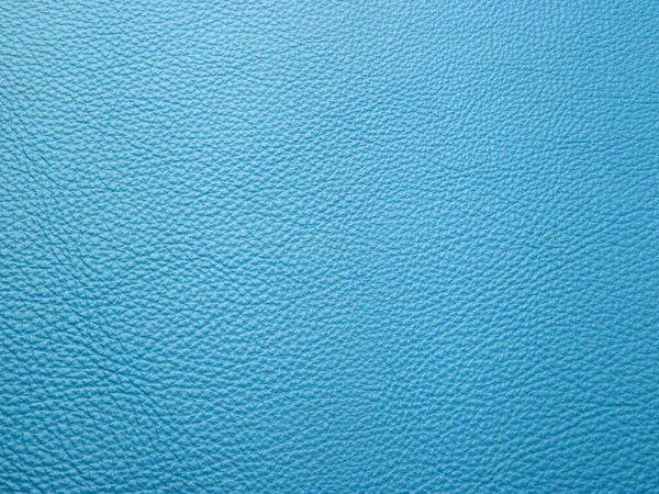 Genuine Light Blue Cattle Leather Texture Background Macro Photo — Stock Photo, Image