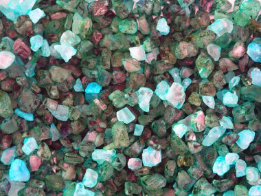 Kozmetik tuz kristalleri arka plan ya da desen. Güzellik konsepti