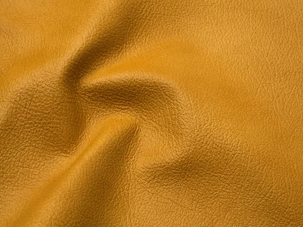 真正的黄牛皮革质地背景 大头针 — 图库照片