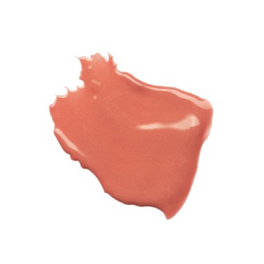 Lekeli pembe dudak parlatıcısı örneği beyaz arkaplanda izole edilmiş.