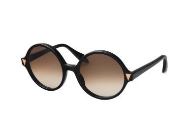 Beyaz arka planda siyah güneş gözlüğü. Gölgeler olmadan