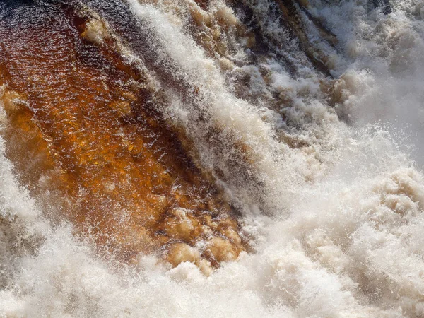 stock image Troubled water stream background and pattern. River. Top view