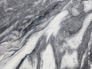Benimkinde siyah beyaz mermer dokusu var. Maden kayalıkları engebeli yüzey. Arkaplan olarak kullanılacak şablon