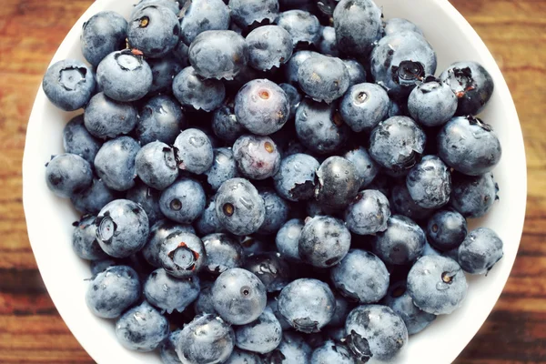 Arándanos orgánicos saludables y deliciosos — Foto de Stock