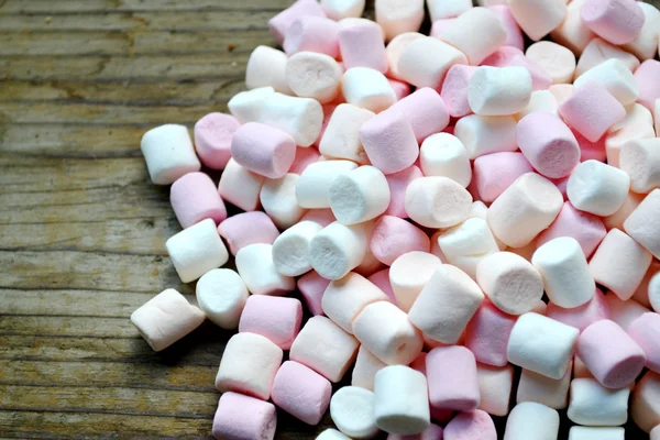 Veel kleine marshmallows — Stockfoto