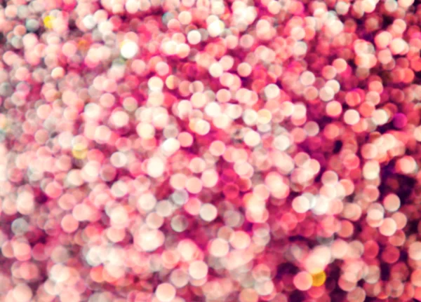 Bright and abstract blurred pink background with shimmering glitter — Stock Photo, Image