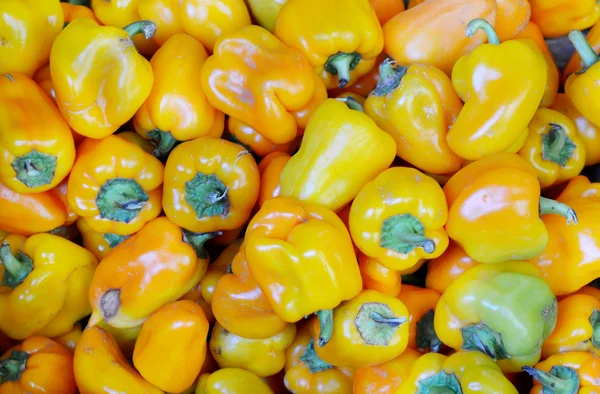 Sweet yellow bell peppers — Stock Photo, Image
