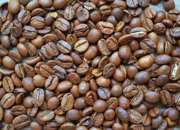Lots pf roasted coffee beans — Stock Photo, Image