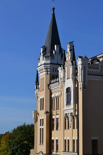 Castelo de Ricardo Coração de Leão em Andriyivskyy Descida em Kiev — Fotografia de Stock