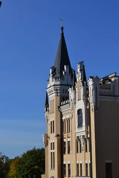 Castle of Richard the Lionheart on Andriyivskyy Descent in Kyiv — Stock Photo, Image