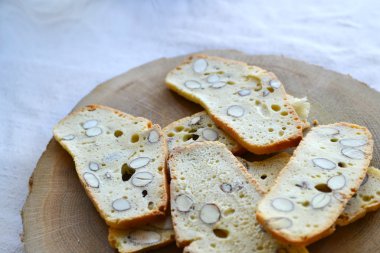 badem fındık ile Bisküvi Kurabiye