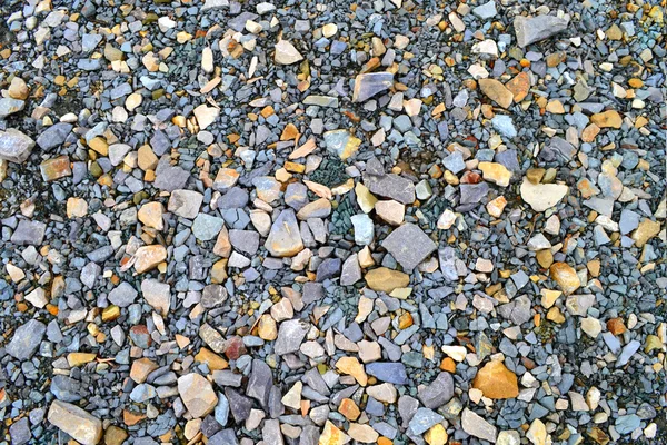 Παρτίδες από μικρό βότσαλο γκρι πέτρες — Φωτογραφία Αρχείου
