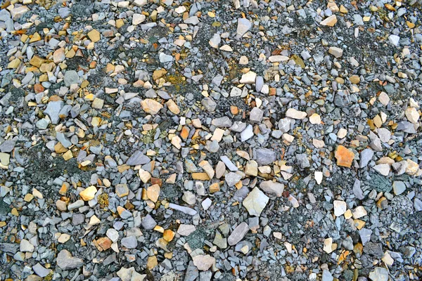 Παρτίδες από μικρό βότσαλο γκρι πέτρες — Φωτογραφία Αρχείου