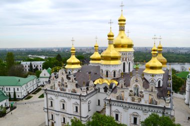 Kiev, Ukrayna - 9 Mayıs 2015: Kiev (Kiev) Pechersk Lavra Manastırı Kiev, Ukrayna
