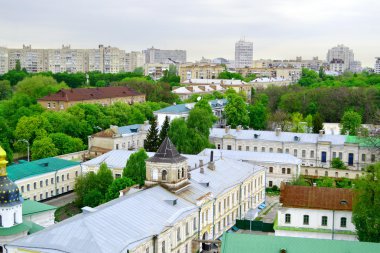 Panoramik Kiev çatılar ve woods