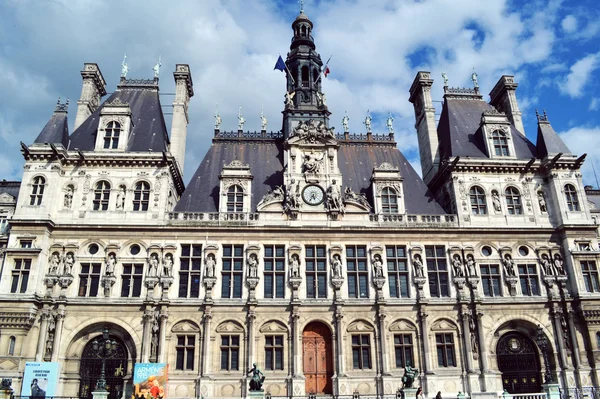 PARIS, FRANCE - 25 MAY, 2015: Paris City Hall called Hotel de Ville — Stock Photo, Image