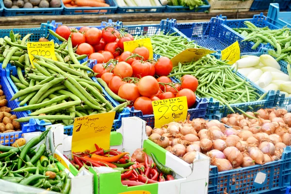 식료품 시장에서 야채 — 스톡 사진
