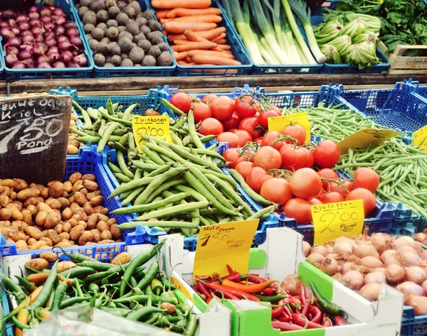 식료품 시장에서 야채 — 스톡 사진