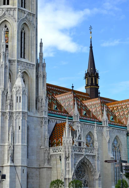 Una famosa iglesia católica romana de Matías ubicada en Budapest, Hungría —  Fotos de Stock