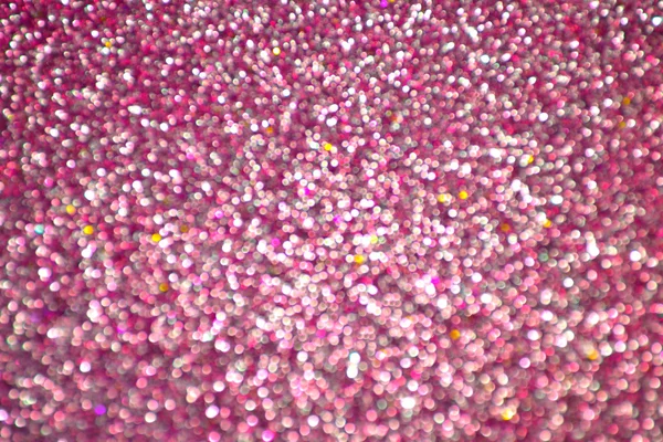 Lyst og abstrakt, rosa bakgrunn med glitrende glitter – stockfoto