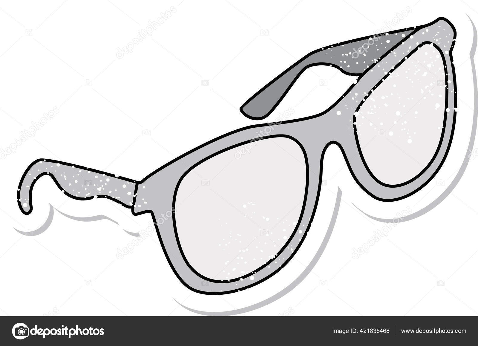 纸背景的涂鸦式太阳镜矢量图解图库矢量图©halimqd 421835468, image size:1600x1160