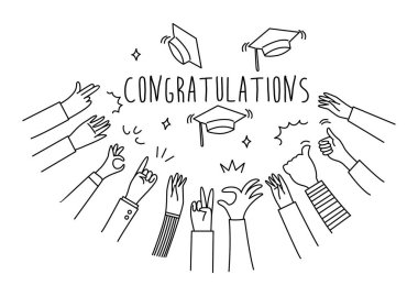 Tebrikler, İnsan Eli şapkalı jestler. İnsan elinin çeşitli jestleri.