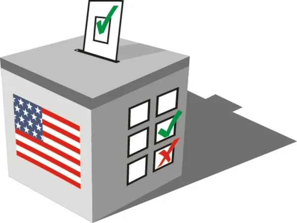 Caja de votación — Vector de stock