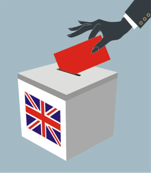 Election in england — Stock Vector
