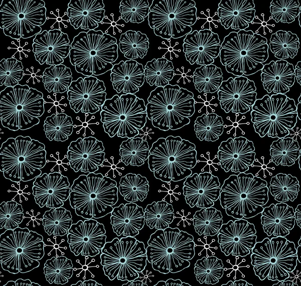 Modèle floral sans couture — Image vectorielle