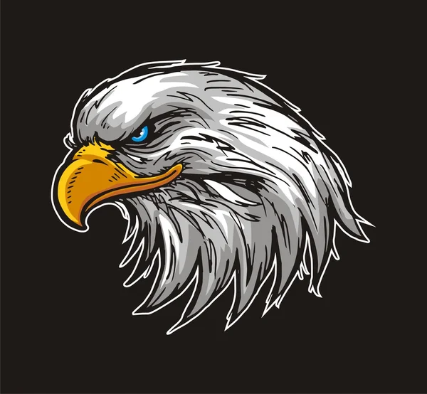 Cabeza de mascota de un águila — Foto de Stock