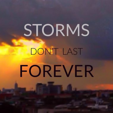 Bulanık manzara arka plan üzerinde ilham alıntı