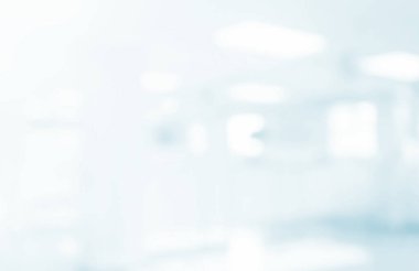 Bulanıklık güzel lüks hastane ve klinik iç arka planı için