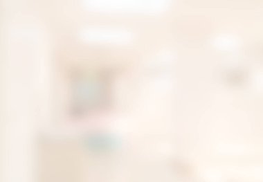 Özgeçmiş için soyut bulanık hastane ve klinik iç mimarisi