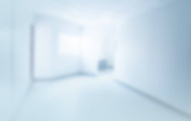 Özgeçmiş için soyut bulanık hastane ve klinik içi