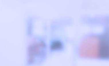 Özgeçmiş için soyut bulanık hastane ve klinik içi