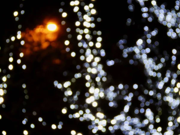 Luzes de bokeh desfocadas — Fotografia de Stock