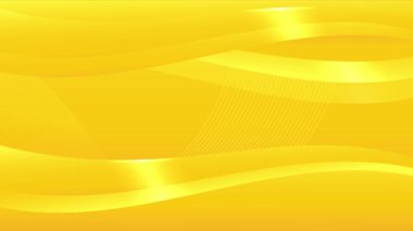 Pürüzsüz, dalgalı çizgileri ve ince hareketli çizgileri olan parlak, parlak, sarı soyut bir zemin. Modern dijital tasarım, kurumsal sunumlar veya yüksek enerjili pazarlama afişleri için ideal.