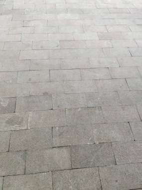 Dikdörtgen Gri Taş Pavers Döşeme Dokuları Arkaplan Şablonu