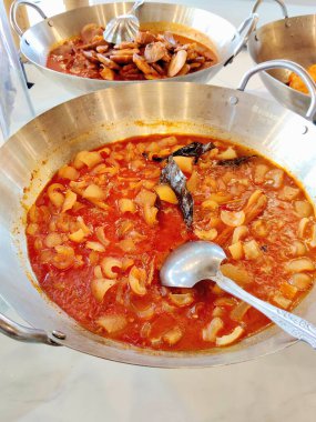 Baharatlı Endonezya bifteği Tendon Güveci Geleneksel Sundan mutfağı