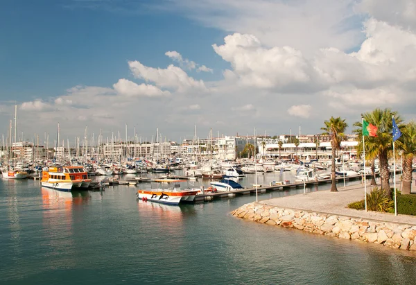 Uitzicht op de stad van harbor in portugal — Stockfoto