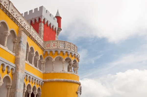 Detalle de torre del Castillo de Pena — Foto de Stock